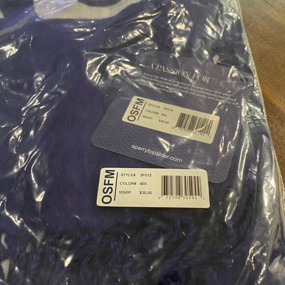 Sperry Topsider Regatta Boat Blanket Scarf NWT‎ - Picture 6 of 6